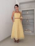Conjunto Midi em lasie Amarelo