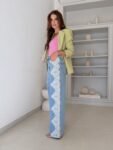 Calça Jeans Demin Renda