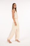 Conjunto Blusa E Calça Aladim Bordado – Champagne Skazi
