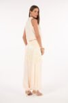 Conjunto Blusa E Calça Aladim Bordado – Champagne Skazi