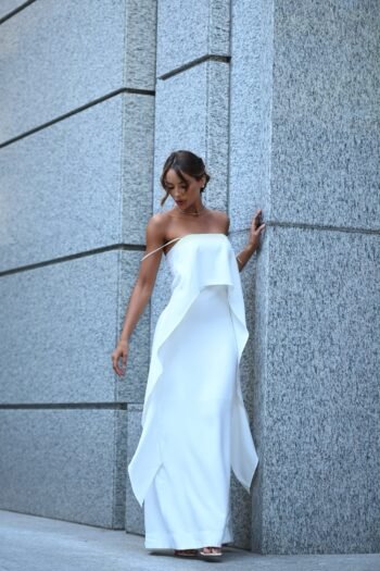 Vestido Longo Fluido Off