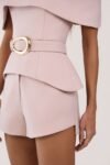 Conjunto 3 Peças em Crepe Alfaiataria Rose