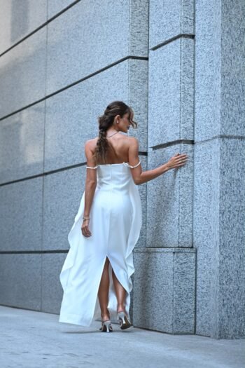 Vestido Longo Fluido Off - Foto 2