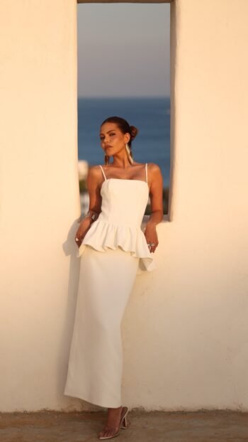 Vestido Alfaiataria Greta Off White - Foto 3