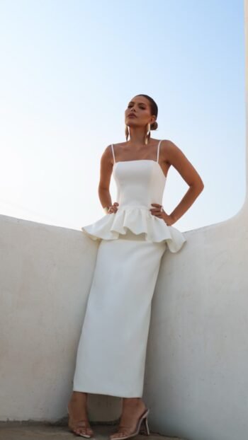 Vestido Alfaiataria Greta Off White