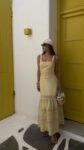 Vestido Midi Helena Amarelo