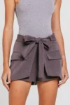 Shorts Saia Analice Grafite