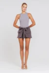 Shorts Saia Analice Grafite