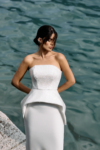 Conjunto Blusa Peplum Saia Midi Off