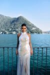 Vestido Bordado Longo em Franjas