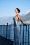 Vestido Bordado Longo em Franjas