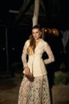 Conjunto Blazer E Calça em Renda Vanila