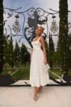 Vestido Midi Off Flores 3D