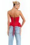Corset Tomara que Caia Vermelho
