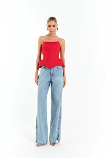 Corset Tomara que Caia Vermelho
